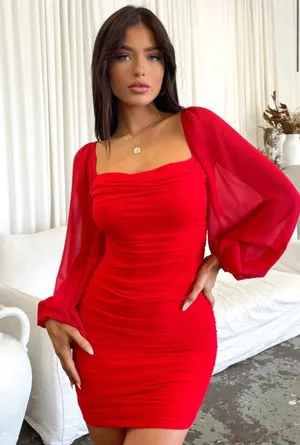Red That’s So Fetch Dress thumbnail 1