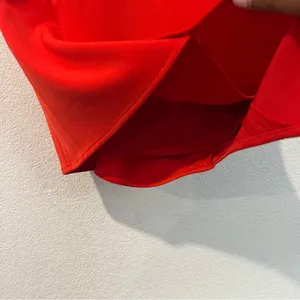 Express Red Asymmetrical Wrap Style Strappy Cutouts Mini‎ Dress Size 2 thumbnail 4