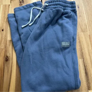 Hollister Blue Track Pants Relaxed Fit Joggers thumbnail 1
