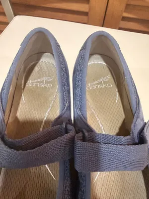Dansko Hennie Blue Suede Mary Jane Comfort Shoes 37 US 6.5 thumbnail 4