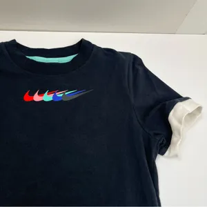 Nike Fitted Womens Black Dress‎ Swoosh SZ Medium Tight Fit Athleisure Streetwear thumbnail 7