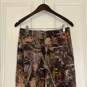 Green and Brown Cargo Pants with Camouflage Design thumbnail 9