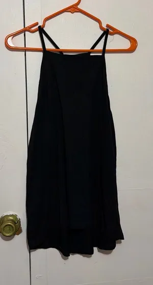 Black Spaghetti Strap Dress Size L thumbnail 1