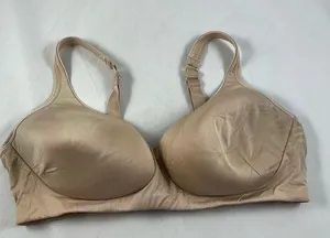 XL Jockey beige no wire T shirt bra thumbnail 1