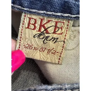 BKE Denim Sabrina Med Bootcut Jeans Pockets Embroidered Size‎ 26x31.5 Low Rise thumbnail 5