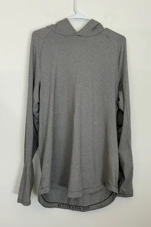 Lululemon Hoodie Gray Stretch EUC‎ thumbnail 1