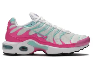 NIKE air max plus Gs south beach lace up shoes sneakers women's 8.5=7Y preowned thumbnail 9