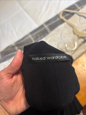 Naked Wardrobe Sleeveless Black Jumpsuit - Sleek Women's One-Piece thumbnail 4