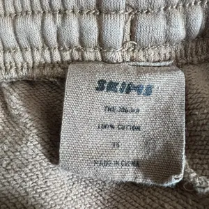 SKIMS Boyfriend Solid Sweatpants Brown Loungewear Elastic Waist Cuffs Size XS thumbnail 4