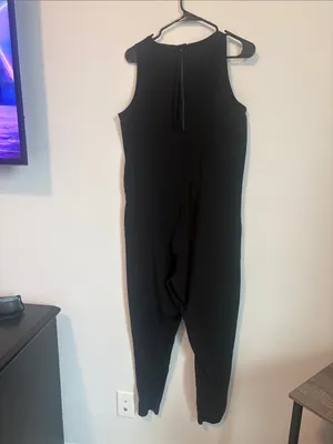Kyodan Black Sleeveless Drawstring Jumpsuit thumbnail 6