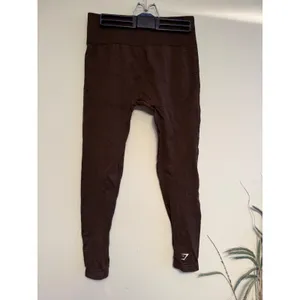 Gymshark Energy+ Seamless Leggings Dark Brown Marl High Rise‎ Medium thumbnail 2