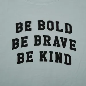 Sub Urban Riot Medium White Graphic Tee Be‎ Bold Be Brave Be Kind Casual Soft thumbnail 4