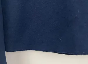 Navy Blue Kappa Star Cropped Long Sleeve Pullover Sweatshirt thumbnail 3