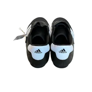 NWT adidas Taekwondo Lifestyle Sneakers Black White Leather Slip-On Shoes 9.5 thumbnail 3