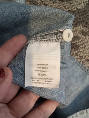 Madewell Womens Chambray Denium Shirt Wash Button Cotton Western Rodeo S thumbnail 6