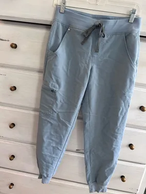 FIGS Scrub Pants- Dusty Blue thumbnail 4