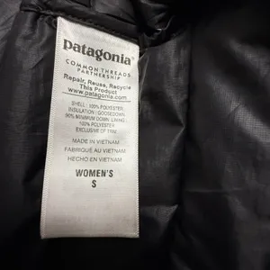 Patagonia Women Black Down Sweater Vest Puffer 84628 FA16 Small Packable thumbnail 7