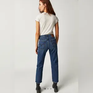 Levi's Dark Blue Straight Leg Women's Jeans thumbnail 2