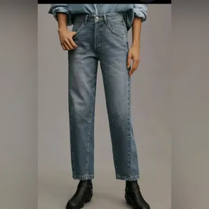 PILCRO reworked high rise tapered jeans size‎ 29 in blue barrel balloon thumbnail 2