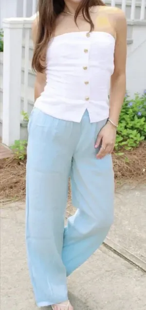 Boutique Blue Pants thumbnail 1