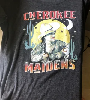 Never worn before Cherokee Maidens short sleeve retro band t shirt size xl thumbnail 1