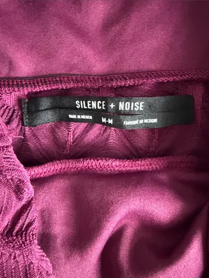 Silence + Noise Urban Outfitters Strapless Ruched Tube Top in Deep Berry M thumbnail 2