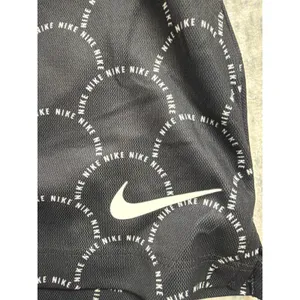 Nike‎ Womens Dri-FIT Golf Polo Shirt Black White Scallop Logo FB8527-010 XS thumbnail 2