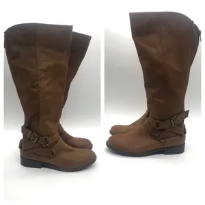 Madden Girl Faux Leather Boots thumbnail 2