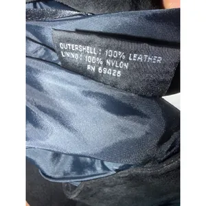 Wilsons Leather Vintage Black Suede Mini Skirt Womens‎ Size 14 Back Zip Lined thumbnail 4