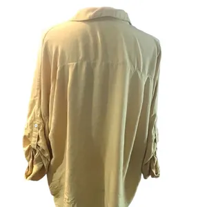 Unlisted Women’s blouse yellow size medium button up thumbnail 5