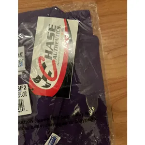 Vtg Chase Authentics Nascar Women's Polo Shirt "Fedex Racing" Size M Purple thumbnail 2