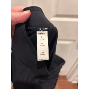 Halara Women's Day‎ Stretch High Waisted Pants Sz L Petite Black Pockets Stretch thumbnail 7