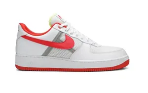 Nike Air Force 1 Low - White Crimson Size 7 Womens Worn Only Few Times Like New thumbnail 1