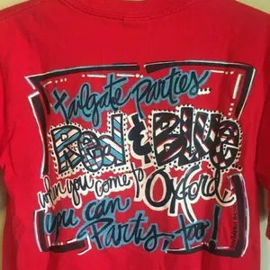 Anvil small‎ southern belle red t-shirt thumbnail 3