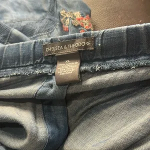 Chelsea & Theodore Blue Denim Pants thumbnail 2