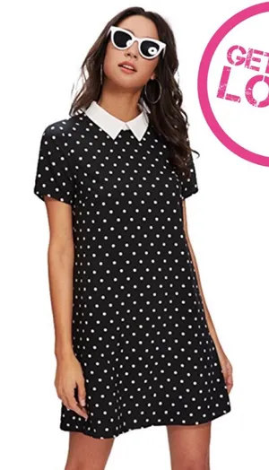 H&M polka dot dress thumbnail 1
