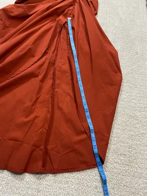 PrettyLittleThing Strapless Sweetheart Ruched Midi Dress in Rust Size 6 thumbnail 15