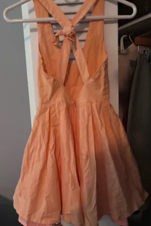 Xenia Peach Girly Dress thumbnail 2