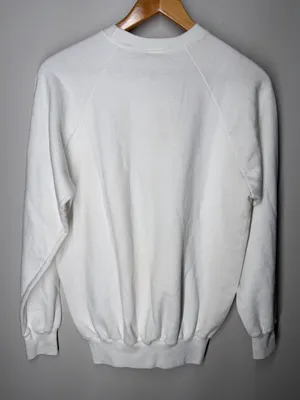 Vintage 80s Anvil Neon Fashion Graphic Sweatshirt New Wave Retro Streetwear thumbnail 8