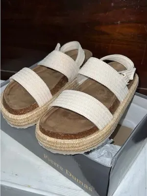 Pierre Dumas Blush Platform Espadrille Sandals thumbnail 1