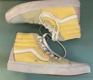 Vans Sk8-Hi Pastel Color Block Shoe Women's Size 7 Hi Top Skater Fashion Sneaker thumbnail 1