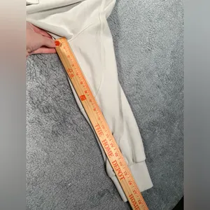 Lululemon athletica cream White Hoodie 6 MARKS thumbnail 6