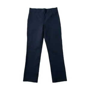 NEW Quince Ultra-Stretch Ponte Straight Leg Pants Rayon Nylon Navy Size Small thumbnail 2