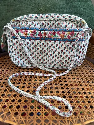 Vintage Vera Bradley Provençal Prairie French Country Calico Quilted Crossbody thumbnail 1