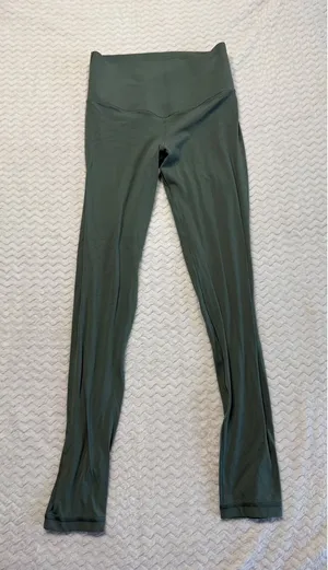 OFFLINE by Aerie Real Me Xtra 7/8 Leggings Olive Green High Rise Small 4496 thumbnail 1