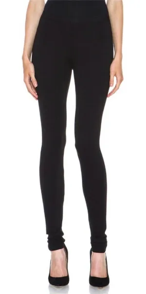 Helmut Lang Black High Waisted Leggings thumbnail 1