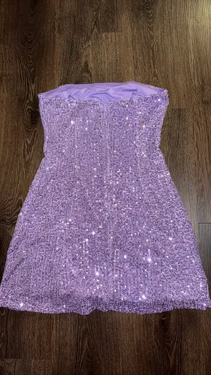 Purple mini dress  thumbnail 2