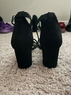 Block Heels Black Size 8.5 thumbnail 3