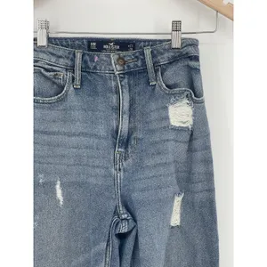 HOLLISTER California Ultra high-rise Dad blue jeans,‎ Size 00R 23x31 Q0001 thumbnail 2