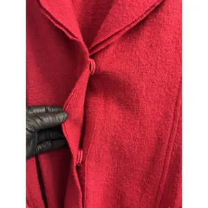 CAbi Red 100% Merino Wool Belted Wrap Cardigan Jacket Sweater Belt M Style 167 thumbnail 11